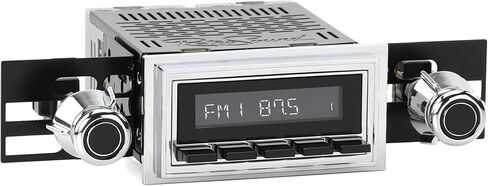 Motor 2 Radio with Chrome Face, Black Pushbuttons, Bezel, and Knobs Kit HCB-M2-126-55-75 in Saudi Arabia