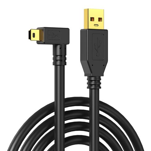 16ft USB A to Mini B Camera Transfer Cable, Right Angle for Live View in Saudi Arabia