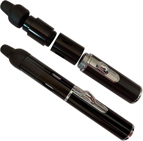 Torch Lighter,Long Lighters Refillable Butane Fuel Jet Flame Pen Torch Adjustable Windproof Lighters(Gas Not Included) (2 Pack Black) in Saudi Arabia