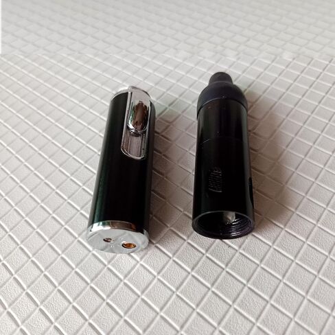 Torch Lighter,Long Lighters Refillable Butane Fuel Jet Flame Pen Torch Adjustable Windproof Lighters(Gas Not Included) (2 Pack Black) in Saudi Arabia