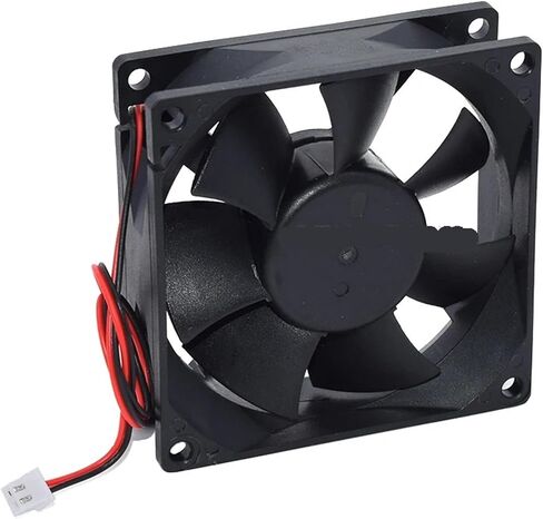 YTD158025S DC 15V 0.35A 80x80x25mm 8cm 8025 2-Wire Exhaust Device Small Cooling Fan in Saudi Arabia