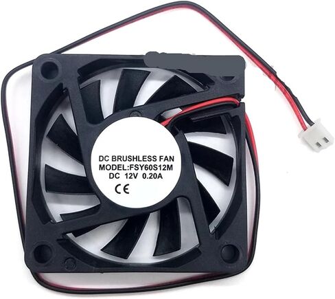 FSY60S12M DC12V 0.20A 60x60x10mm 2Pin Server Cooling Fan in Saudi Arabia