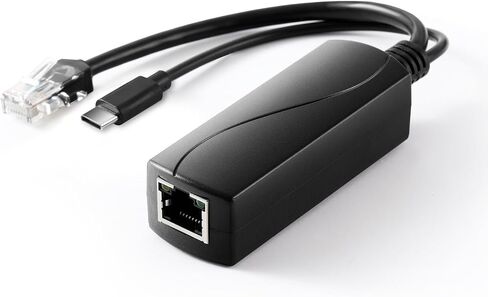 PoE Splitter 2.5G 36W 12V/3A, DC 5.5 * 2.1mm Plug PoE to DC 12V/3A Output, 2.5G Ethernet Comply IEEE802.3bt, Plug and Play (PS5712BG) in Saudi Arabia