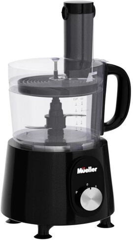 Mueller Ultra Prep Food Processor Chopper for Dicing, Slicing, Shredding, Mincing, and Pureeing, Food Chopper for Vegetables, Meat, Grains, Nuts, 8 Cup, Silver in Kuwait