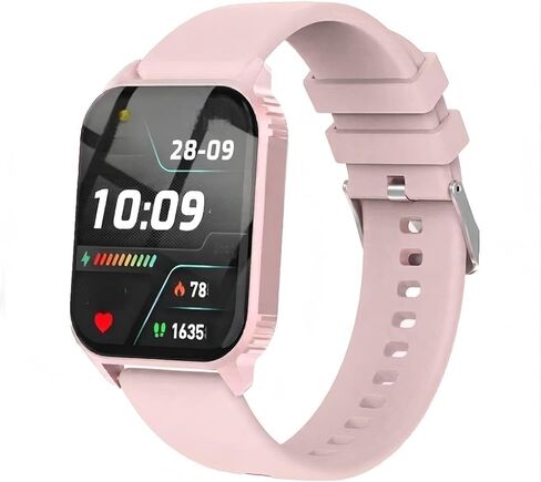 TRAUSI IP67 Waterproof Smart Watch, Bluetooth Call, 120 Workout Modes, Heart Rate Sleep Monitor for Android & iPhone Pink Beiyongyi in Saudi Arabia