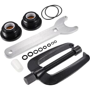 uxcell 1 Set Front Mount Steering Cylinder Seals with Wrench for HC5340 HC5341 HC5342 HC5343 HC5344 HC5345 HC5346