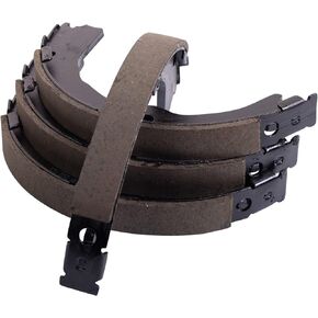TRQ Rear Parking Brake Shoe Set Compatible with 2008-2014 Cadillac CTS
