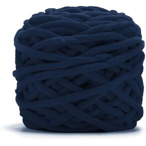 Blanket Yarn 100g/3.5oz - Black Chenille Yarn 6 Super Bulky - 72 Yards - Knitting, Crocheting & Crafts Chunky Yarn