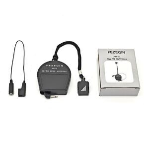 Wenpzeray Shortwave FM Reel Antenna Telescopic External Antenna Enhance Radio Signal Reception Suit for FM SW Radio Receiver