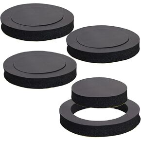 4 قطعة مكبر صوت من الفوم محسن 6.5 بوصة مكبر صوت ذاتي اللصق حلقات سريعة عالية الارتداد عالمي لسماعات باب السيارة حلقات من الفوم in Kuwait