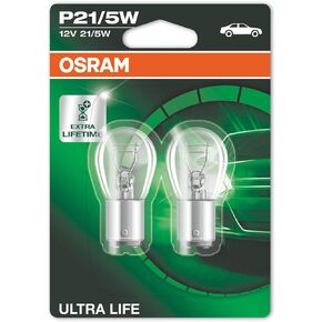 OSRAM ULTRA LIFE P21/5W brake, rear and reversing light 7528ULT-02B longlife in double blister, Cars