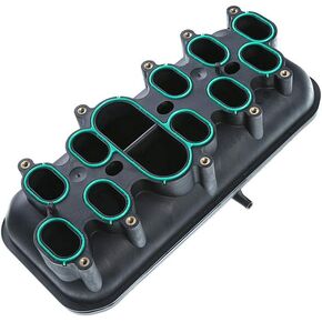 A-Premium Engine Lower Intake Manifold Assembly W/Gasket [SOHC, 10Cyl 6.8L] Compatible with Ford E-350 E-450 E-550 F-250 F-350 Super Duty, Excursion 2000-2005, E-350 Econoline Club Wagon & More