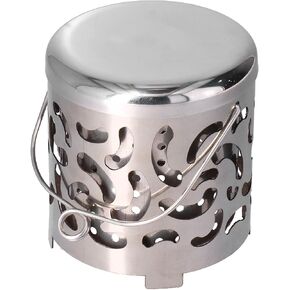 Mini Tent Heater, Tent Heating Cover Camping Heater Stove Stainless Steel High Efficiency with Handle for Outdoor for Picnic for Hiking