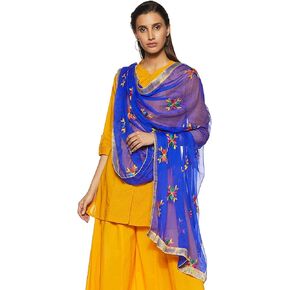 Weavers Villa Women's Indian Handicraft Ethnic Dupatta Embroided Dupatta Chunni/Stole/Scarf
