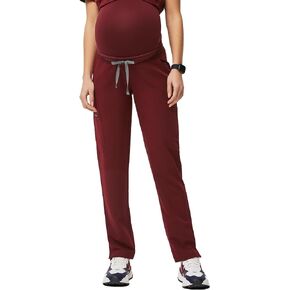 FIGS YOLA Skinny Maternity Scrub Pants for Women — 11 Pockets, 4-Way Stretch, Anti-Wrinkle Women Scrub Bottoms