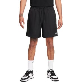 Nike Club Men's Woven Flow Shorts (Black/White, FN3307-010) Size X-Large