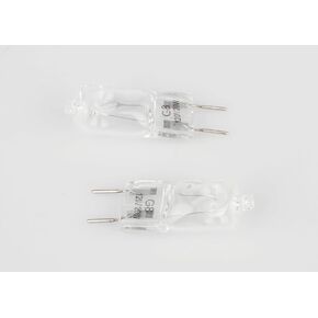 Fugedox 2 Pack 120V 20W Light Bulb Halogen Light Bulb Lamp for GE Microwave Oven, Night Light/Stove Light/Surface Light Bulb, Replaces WB25X10019 WB36X10213