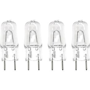 4PCS 120V/20W G8 Halogen Tungsten Bulb Light Bulb Halogen Light Bulb Fits for GE Over The Stove Range Microwave Hood