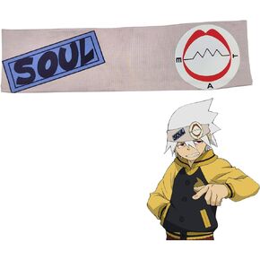 Soul Eater Cosplay Anime Soul Evans Headband Accessories Elastic Pendant for Men Women Multi-colored