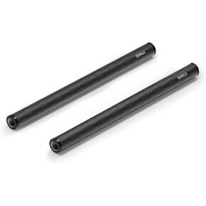SIRUI 15mm Rail Support System with Arca-Type Quick Release Plate, Camera Baseplate with Dual 15mm Rod Clamps for Tripod, Shoulder Rig, Follow Focus, AM-QA-LR