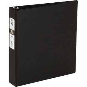 Avery Economy 3 Ring Binder, 1.5" Round Rings, Color (Black, Pacific Blue) Will Vary, 1 Binder (11778)