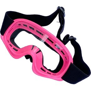 MRS Kids PINK GOGGLES للشباب الترابية حفرة الدراجة مقاومة للصدمات قابلة للتعديل للأطفال ATV رباعية الذهاب كارت دراجة نارية على الطرق الوعرة ركوب موتوكروس سباق الدراجات نظارات نظارات للفتيات عدسة واضحة نظارات الأطفال in Kuwait