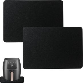 2 Pcs Heat Resistant Mats for Air Fryer，Air Fryer Oven Liners，Kitchen Countertop Protector Mat Kitchen Hot Pads for Air Fryer, Coffee Maker, Stand Mixer, Bread Machine