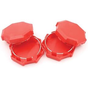 4-Pack Center Hub Wheel Tire Hub Caps Compatible with Polaris RZR 900 1000 XP 4 1522216-655 (Red)