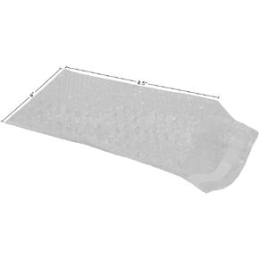 Uboxes "StarBoxes 650 Bubble Out Bags 6x8.5"" - #3 Wrap Pouches Envelopes Self-Sealing", clear (BOB306085650)