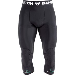 3/4 Tights with Knee Padding | Shock Absorbing Technology for Knee & Joint Protection | Men Women Kids