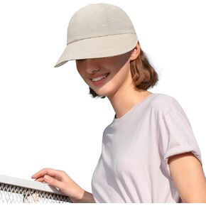 CLAPE Wide Brim Visor Hat Golf Visor Cap Packable Beach Hat Sun Protection Hat for Beach Garden Tennis Running Sunshade Hat