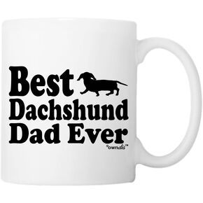 Mug Best Dachshund Dad Ever Animal Pet Owner Dog Lover Gifts Rescue Gift Coffee Mug Tea Cup-Mug-0034-Blk