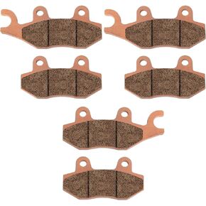 Brake Pads for Can-Am Commander XT 800R 11-20/13-20 DPS 800R/ 11-19 800R/ 11-18 Commander XT 1000/12-17 1000 LTD DPS/14-17 XT-P 1000,Front&Rear Severe Duty Sintered Copper Replacement Brake Pads