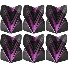 PATIKIL Dart Flights, Pack PET Standard Darts Accessories Replacement Parts for Soft Tip Steel Tip, V Style