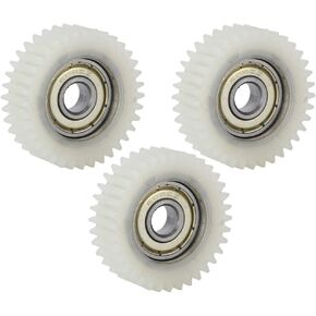 E Bike Motor Gear Clutch Kit, 3PCS 36 Tooth Nylon Professional Electric Vehicle Electrical Bicycle Worm Accessory Steering Clutch Assembly Equipment Tool Fine Workmanship Reduction Replacement Part