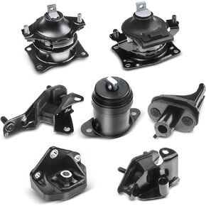 A-Premium 7PCS Engine Motor Mount and Transmission Mount Set Compatible with Honda Accord 2003 2004 2005 2006 2007 L4 2.4L, Automatic Transmission, Replace# 50860-SDA-A02, 50820-SDA-A01