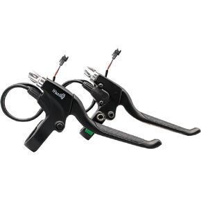 E-Bike Brake Lever WUXING 115PDD, Brake Grips for Electric Bike or E Scooter,Ebike Accessories Cut Off Power When Brakes Ebike Parts (2PIN Waterproof Plug)