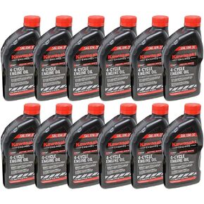 Kawasaki 12PK Quart Genuine OEM 4 Cycle Engine Oil K-TECH SAE 10W-30 99969-6081