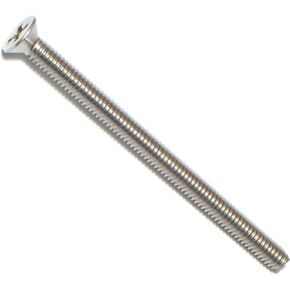 Hard-to-Find Fastener 014973193423 Phillips Flat Machine Screws, 8-32 x 2-1/2-Inch, 35-Piece