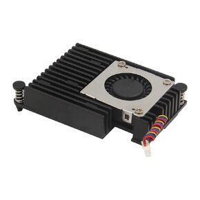 Geekworm Active Cooler for Raspberry Pi 5 H505, Aluminum Heatsink with Blower PWM Fan