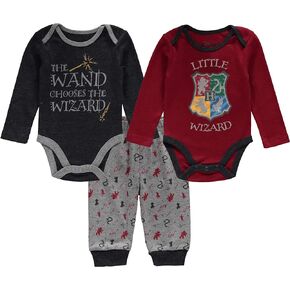 مجموعة ملابس هاري بوتر للأطفال الصغار من Onsies وسراويل الركض