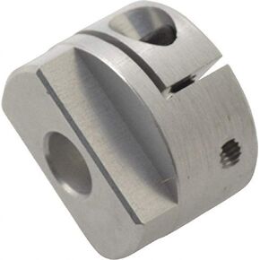 Lovejoy 58104 Size MOL25 Oldham Coupling Hub, Aluminum, Metric, 6 mm Bore, 25 mm OD, 28 mm Overall Coupling Length 2 Nm Nominal Torque, No Keyway