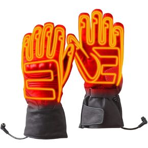 Gerbing 12V Vanguard Heated Motorcycle Gloves,Leather with AQUATEX Membrane, Full Gauntlet, Thinsulate Insulation M