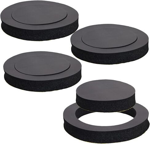 4 قطعة مكبر صوت من الفوم محسن 6.5 بوصة مكبر صوت ذاتي اللصق حلقات سريعة عالية الارتداد عالمي لسماعات باب السيارة حلقات من الفوم in Kuwait