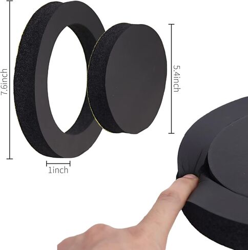 4 قطعة مكبر صوت من الفوم محسن 6.5 بوصة مكبر صوت ذاتي اللصق حلقات سريعة عالية الارتداد عالمي لسماعات باب السيارة حلقات من الفوم in Kuwait