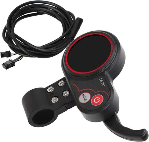 سكوتر كهربائي الإبهام خنق Ebike سكوتر 24V 36V LCD عرض خنق الزناد 2 في 1 عداد السرعة لوحة تحكم التحكم اليدوي للدراجات البخارية الكهربائية in Kuwait