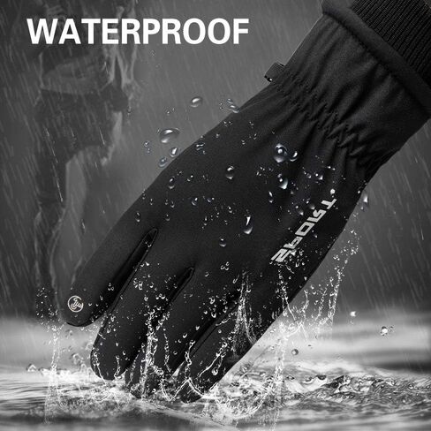 GORELOX Winter Gloves for Men and Women - Touch Screen Waterproof Windproof Thermal Ski Gloves in Cold Weather for Driving Motorcycle Cycling Warmest Gloves in Saudi Arabia