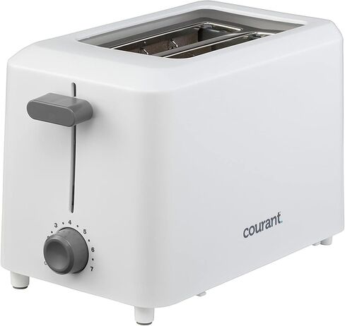 Courant CTP-2701W Cool Touch 2-Slice Toaster, White in Saudi Arabia