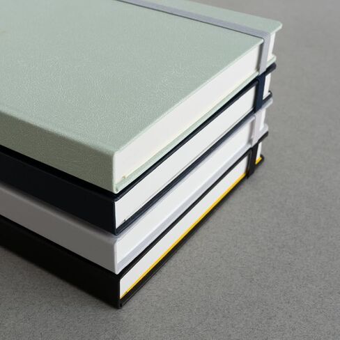دفتر يوميات Maruman MNEMOSYNE، 8.5 × 6.02 بوصة (A5)، شبكة نقاط 5 مم، غطاء صلب بشريط مطاطي، إشارات مرجعية وجيب داخلي، 90 جرامًا للمتر المربع، 120 ورقة/240 صفحة، أخضر نعناعي، 1 قطعة. (N888-53) in Kuwait