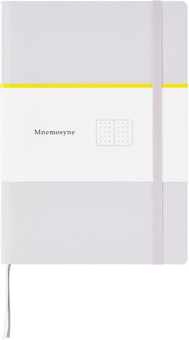دفتر يوميات Maruman MNEMOSYNE، 8.5 × 6.02 بوصة (A5)، شبكة نقاط 5 مم، غطاء صلب بشريط مطاطي، إشارات مرجعية وجيب داخلي، 90 جرامًا للمتر المربع، 120 ورقة/240 صفحة، أخضر نعناعي، 1 قطعة. (N888-53) in Kuwait